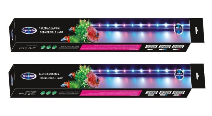 Aqua Master Su Altı Led 45cm 5w Pembe-Beyaz