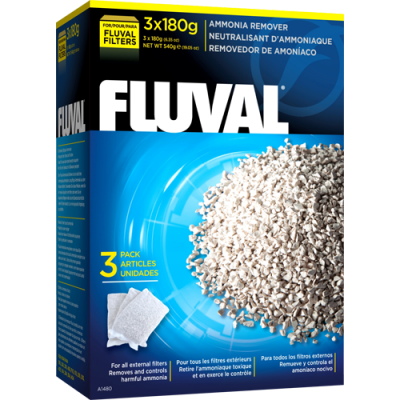 Fluval Ammonia Remover 3x180 gr
