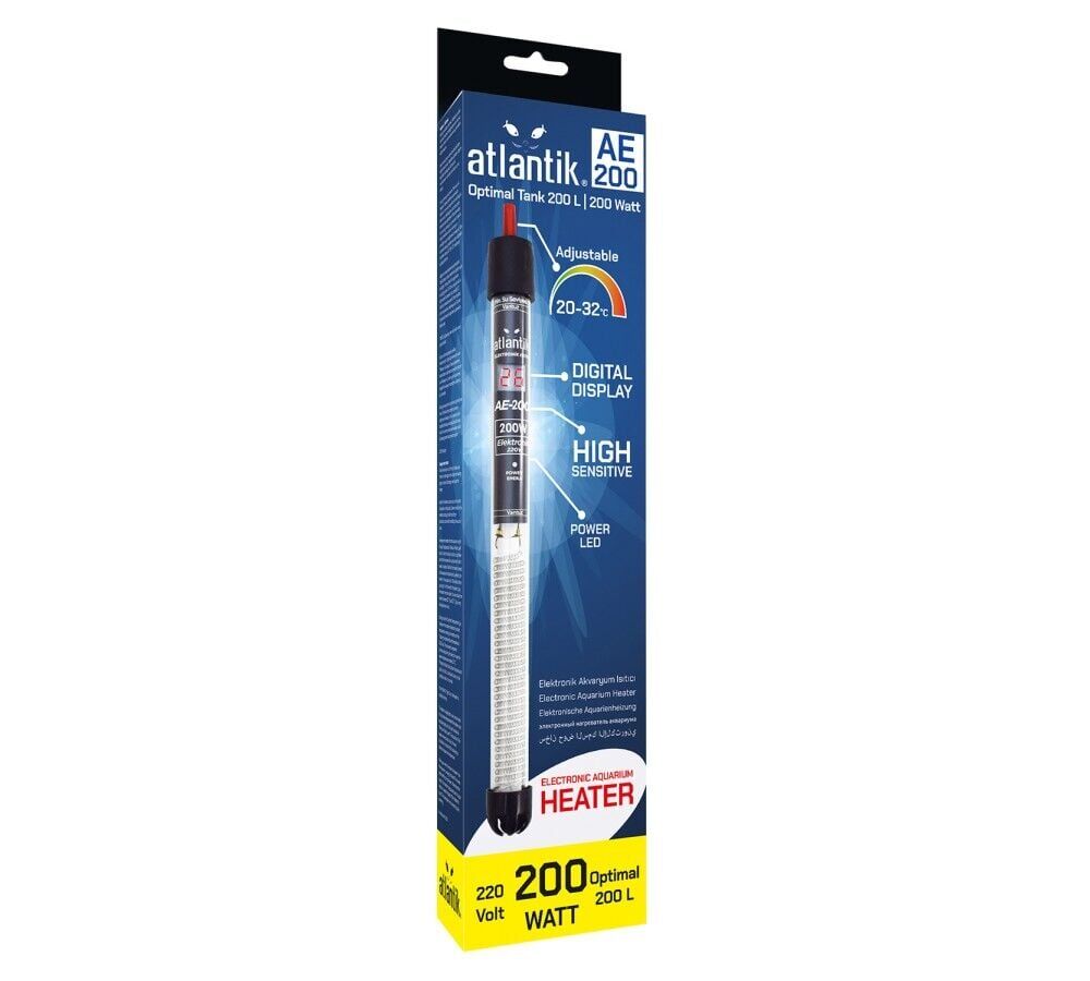 Atlantik AE-200w Elektronik Akvaryum Isıtıcı