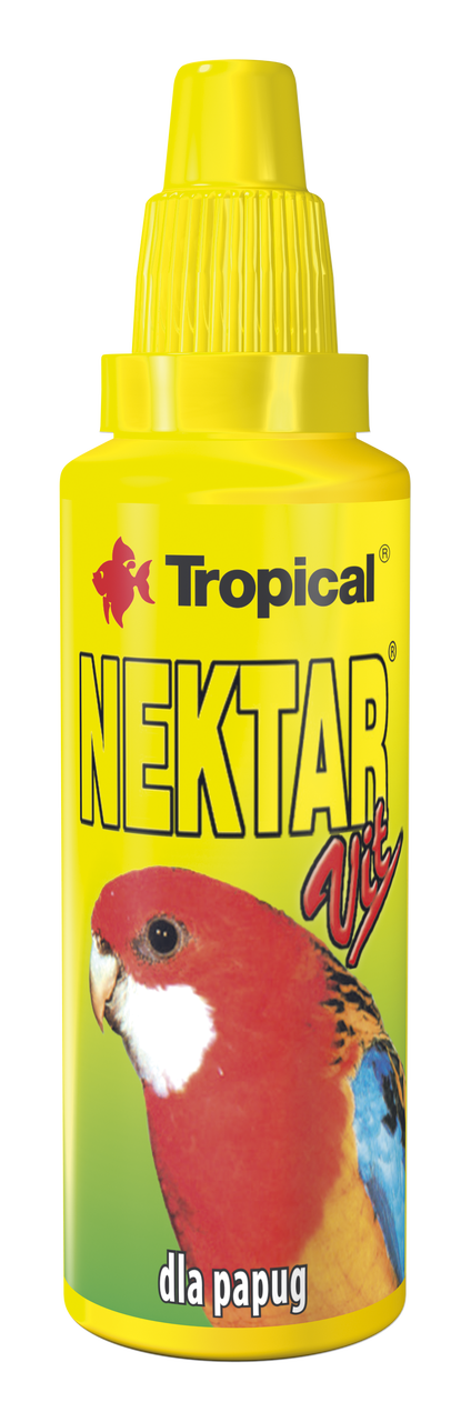Tropical Nektar Vit Papağan 30ml