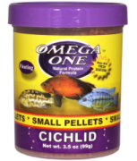 Omega One Cichlid Small Pellets 2500ml / 908gr
