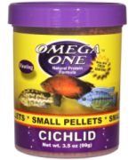 Omega One Cichlid Small Pellets 2500ml / 908gr