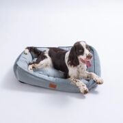 Pawstar Gri CosyNest Velvet Köpek Yatağı Small