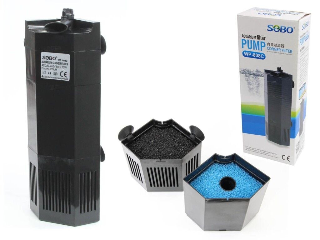 Sobo WP-808C Köşe İç Filtre 800Lt/Saat