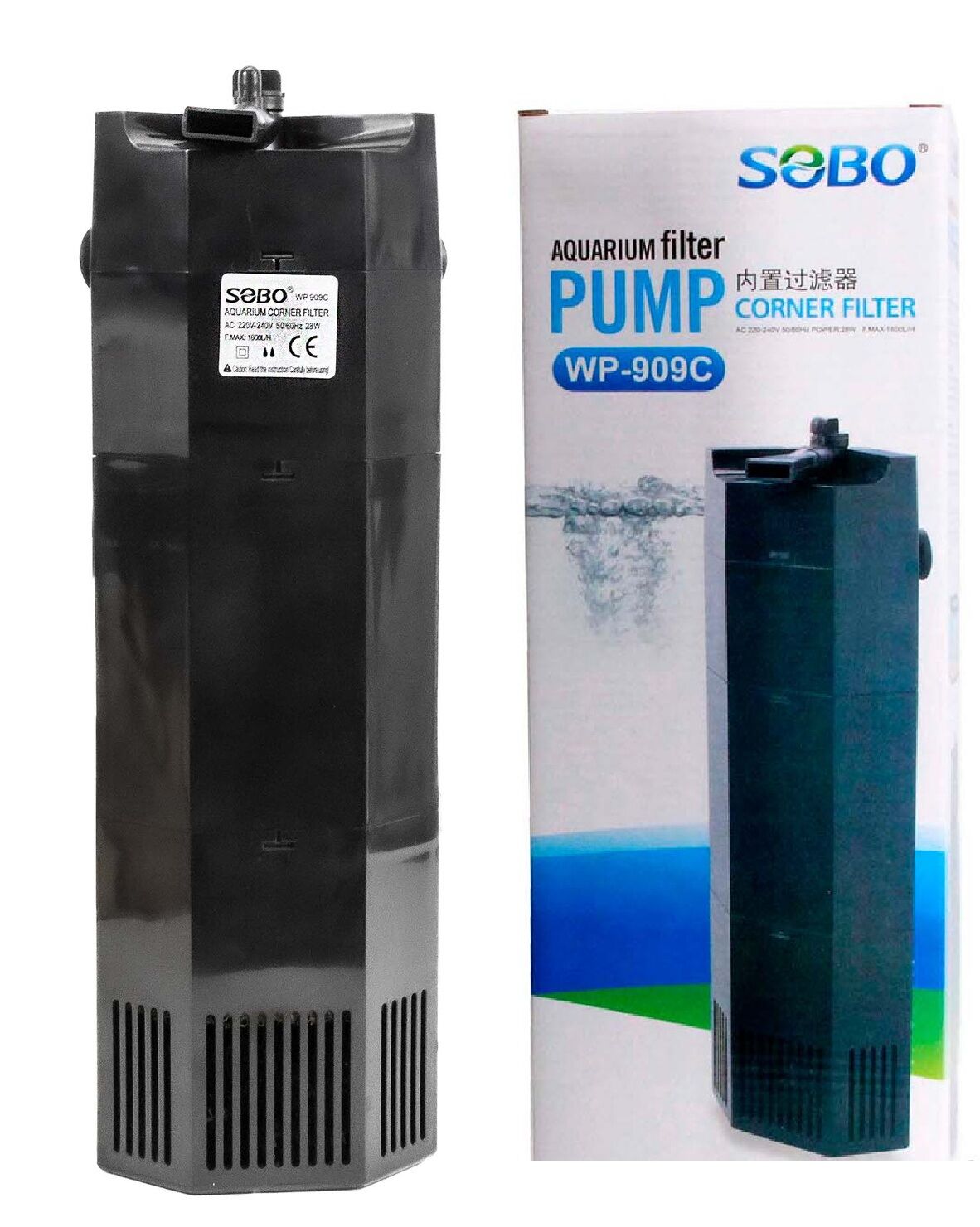 Sobo WP-909C Köşe İç Filtre 1600Lt/Saat