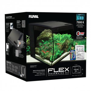 FLUVAL FLEX AKVARYUM 34LT SİYAH (İzmir Mağaza Teslim)