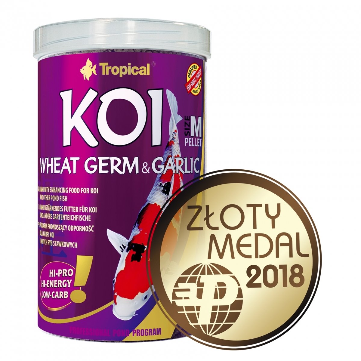 Tropical Wheat Germ & Garlic Pellet M 1000ml 320gr.