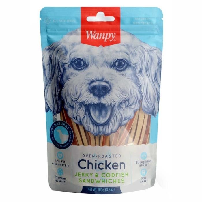 Wanpy Tavuklu&Morina Balıklı 100gr