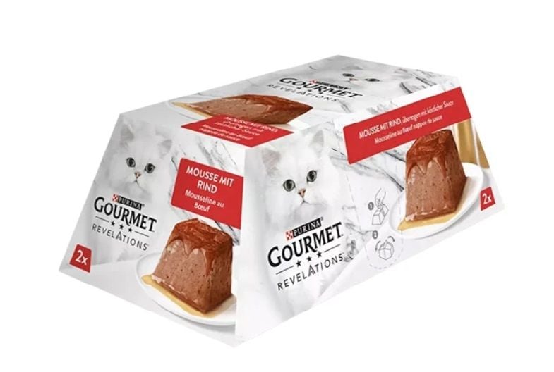 Purina Gourmet Revelations Sığır Etli Kedi Yaş Maması 2x57gr