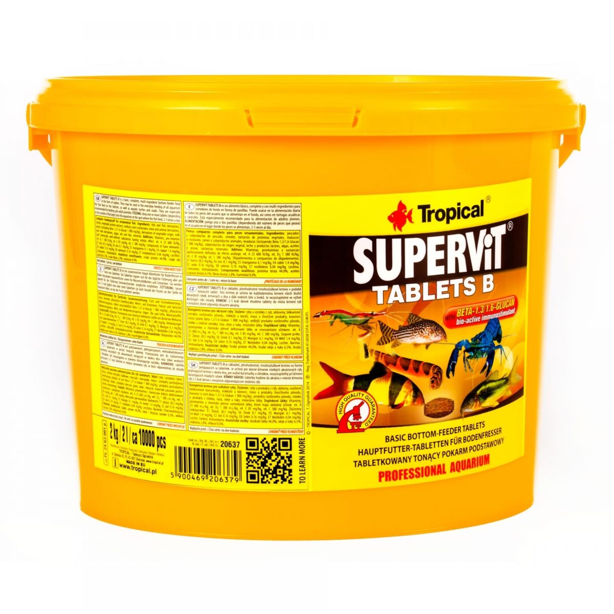 Tropical Supervit Tablets B 2kg 10000adet