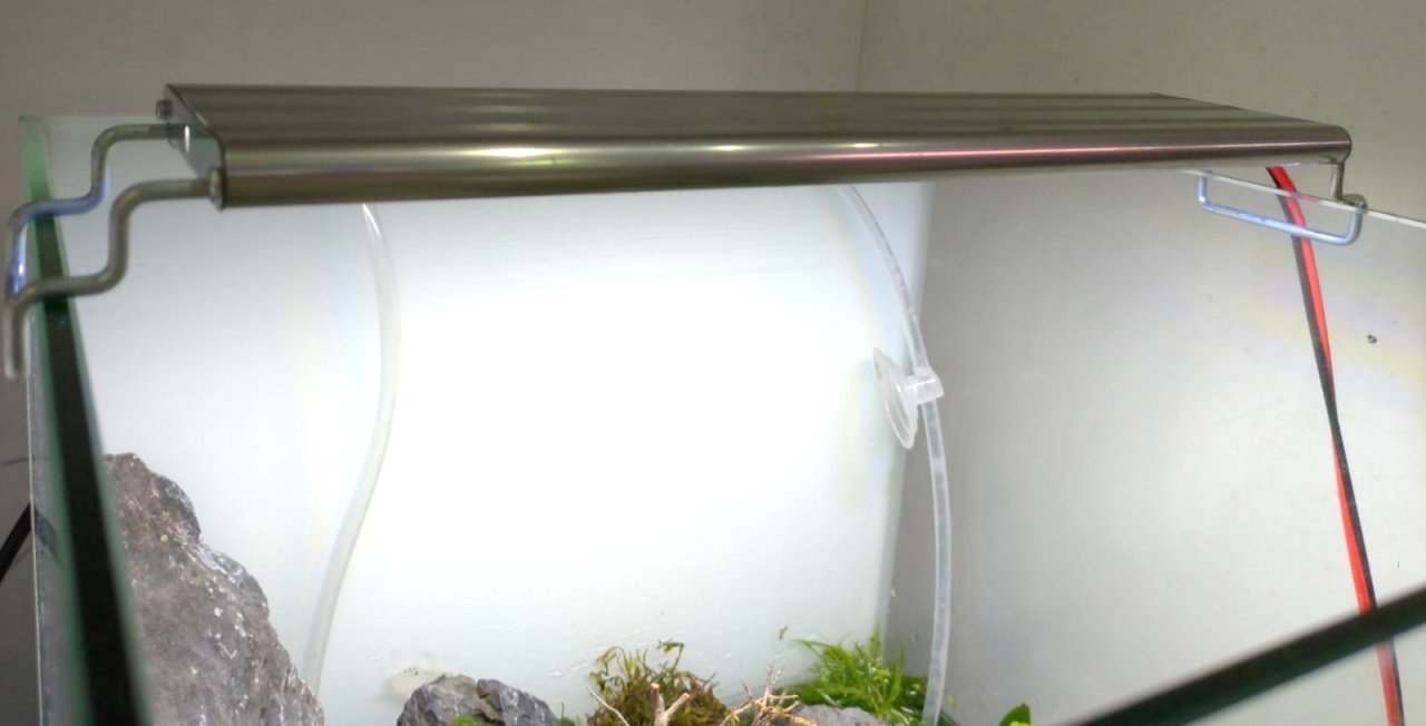 Aqua Wolf Led Armatür Plant Siyah Kasa 50cm