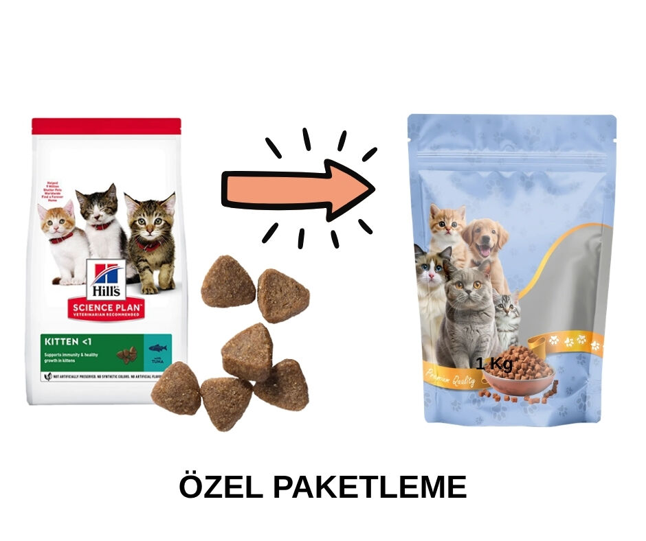 Hill's Kitten Ton Balıklı Yavru Kedi Maması Paketten Bölme Doypack 1 Kg