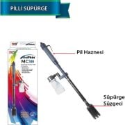 Dolphin MC109 Pilli Dip Süpürgesi