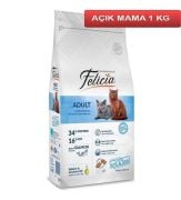Felicia Somonlu Yetişkin Kedi Maması 1 kg Paketten Bölme