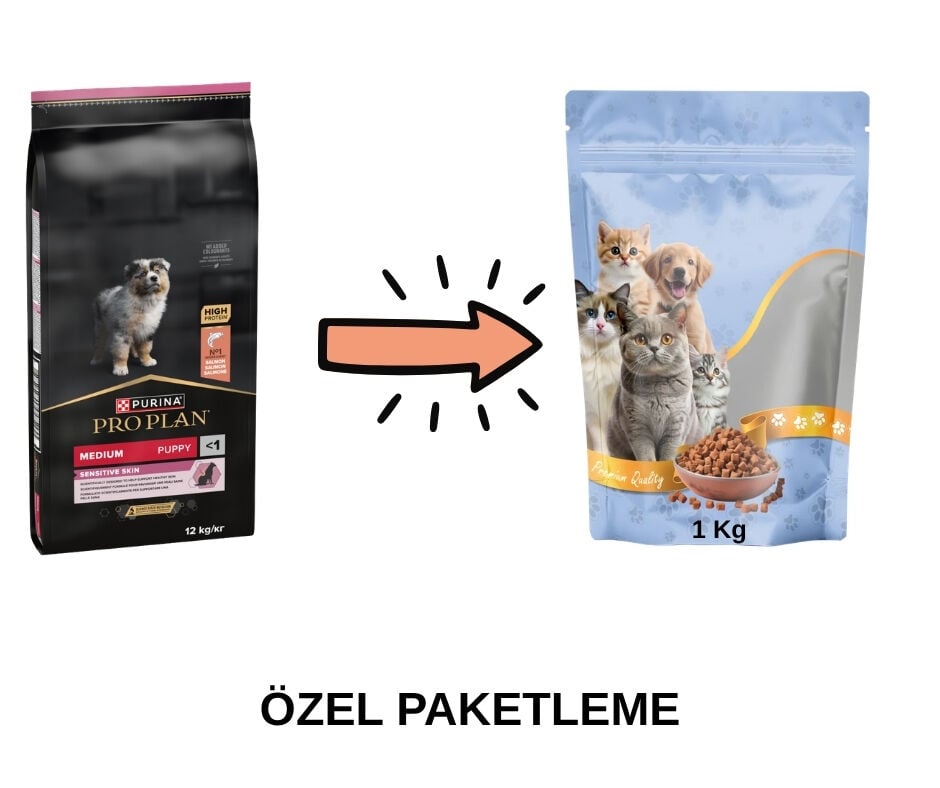 Pro Plan Somonlu Yavru Köpek Maması Paketten Bölme Doypack 1 Kg