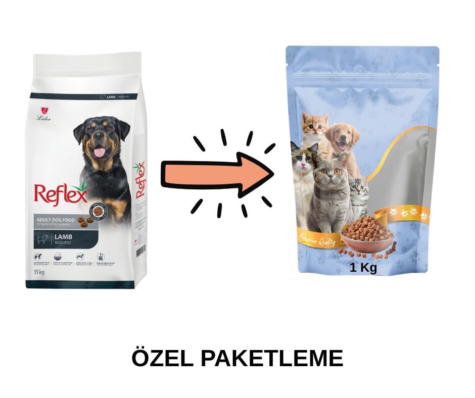 Reflex Kuzu Etli Yetişkin Köpek Maması Paketten Bölme Doypack 1 Kg