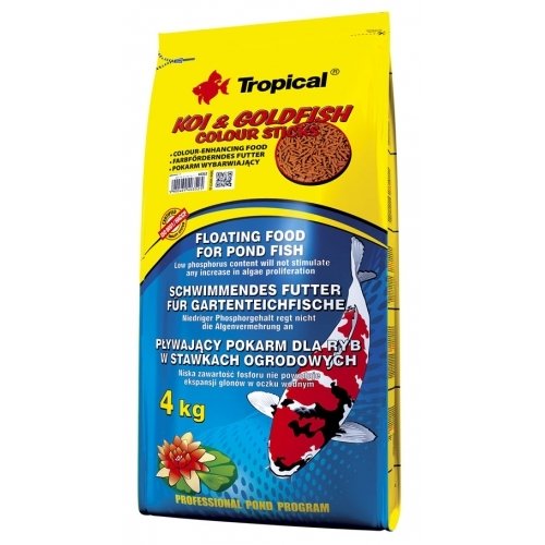 Tropical Koi & Goldfish Colour Sticks 4kg