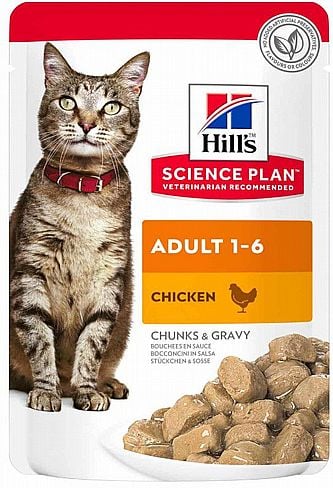 Hills Adult Tavuklu Yetişkin Kedi Konservesi 85gr