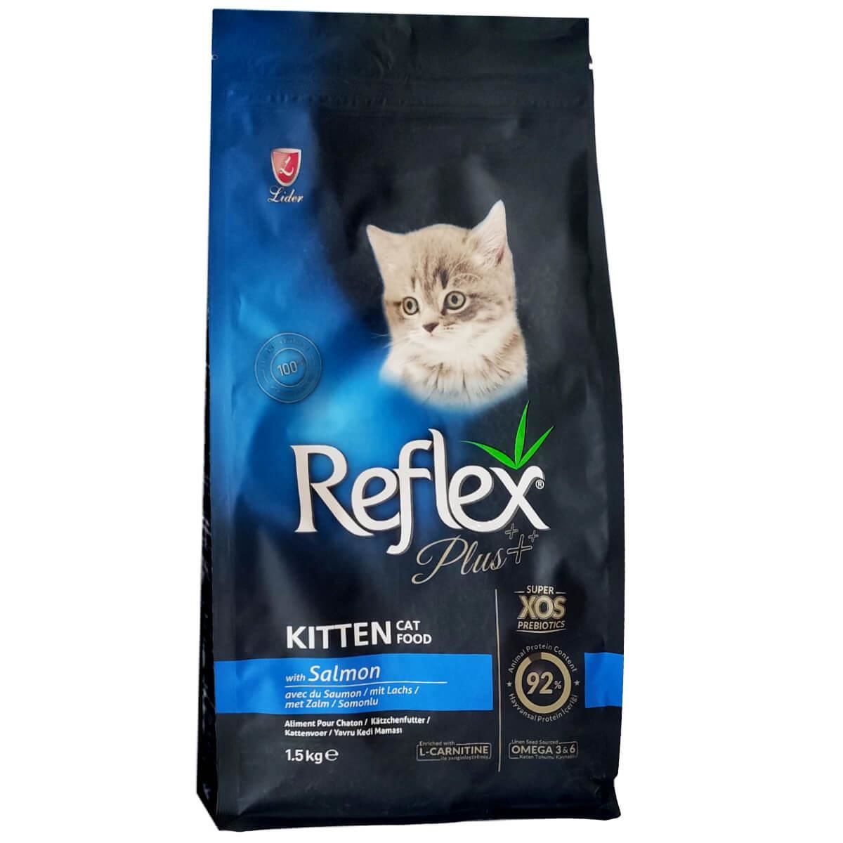 Reflex Plus Somonlu Kitten Yavru Kedi Maması 1.5Kg