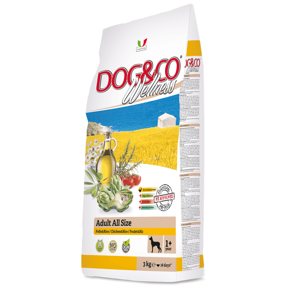 Adragna Dog&Co Tavuk & Pirinç Kuru Köpek Maması 3kg