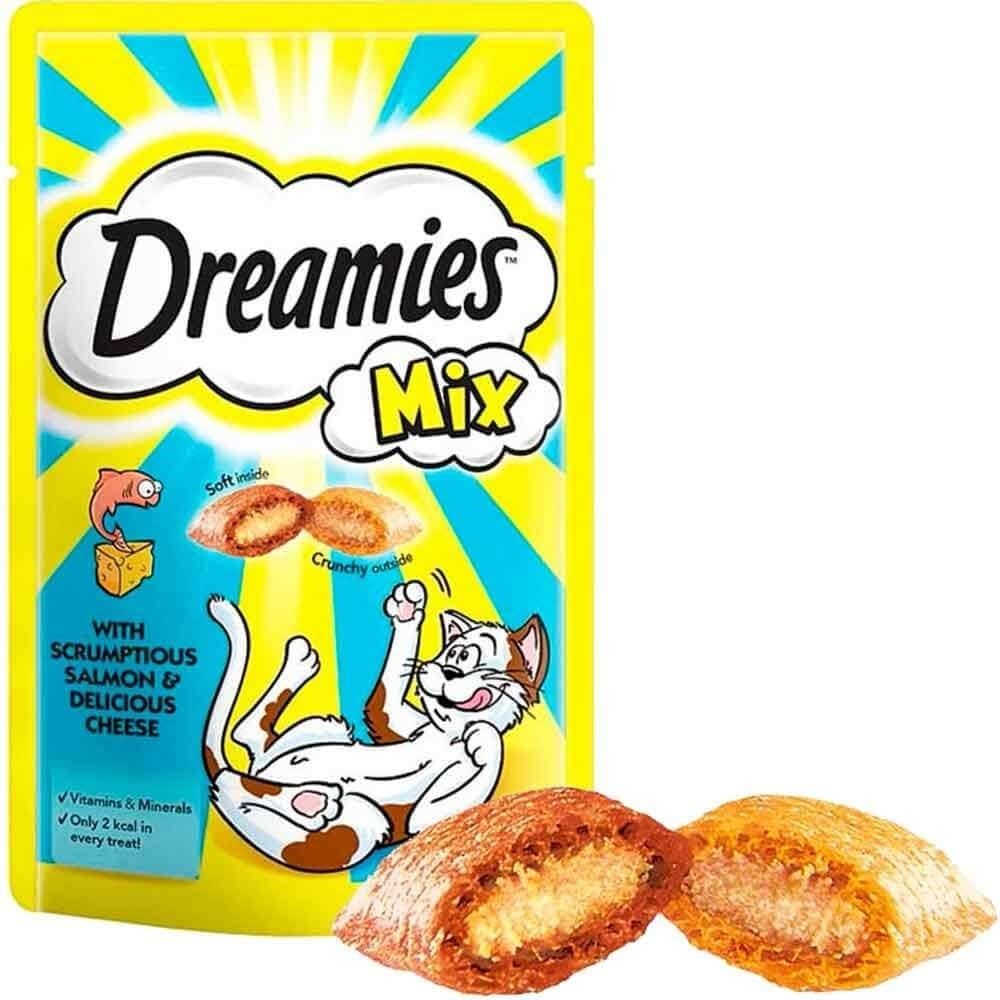 Dreamies Kedi Ödülü Mix Somonlu Peynirli 60 gr