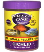 Omega One Cichlid Small Pellets 100gr Açık
