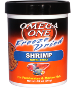 Omega One Freeze Dried Shrimp 490ml / 50gr.