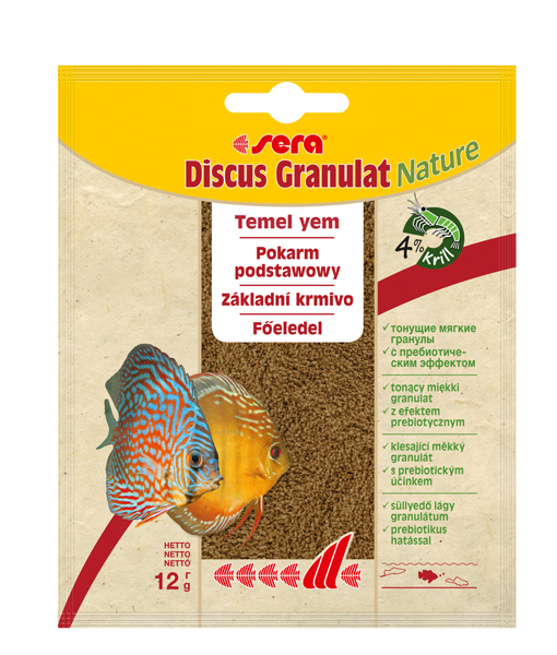 Sera Discus Granulat Nature 12gr Zarf