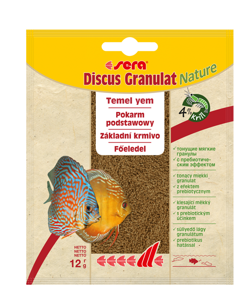 Sera Discus Granulat Nature 12gr Zarf