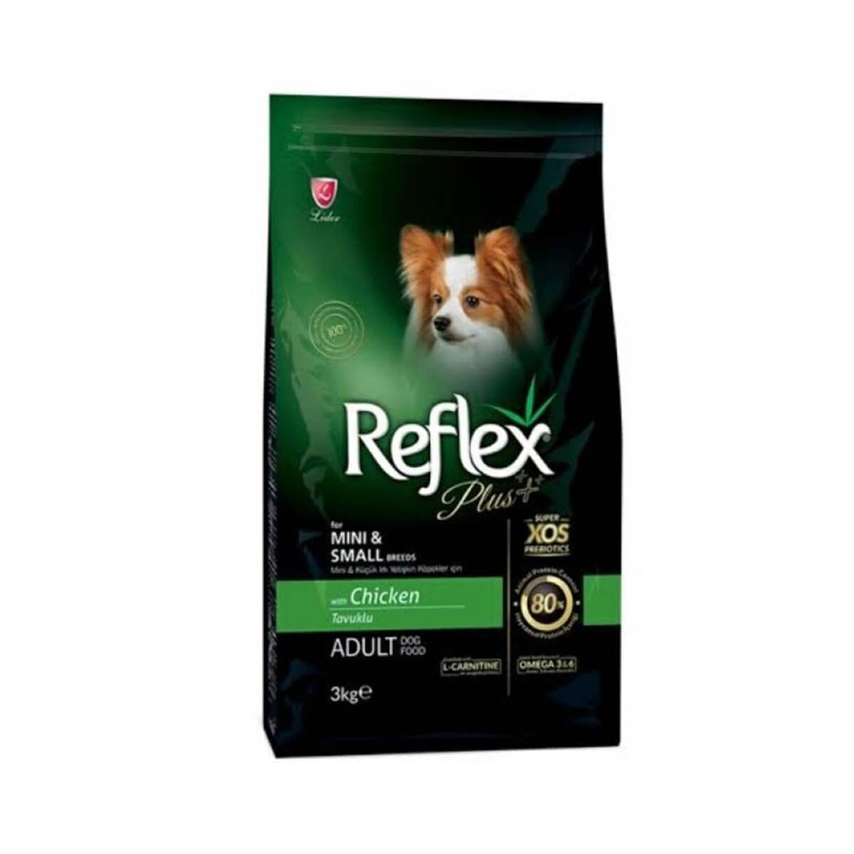 Reflex Plus Tavuklu Mini-Small Breed Yetişkin Kuru Köpek Maması 3kg