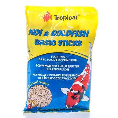 Tropical Pond Koi Goldfish Basic Sticks 90gr.