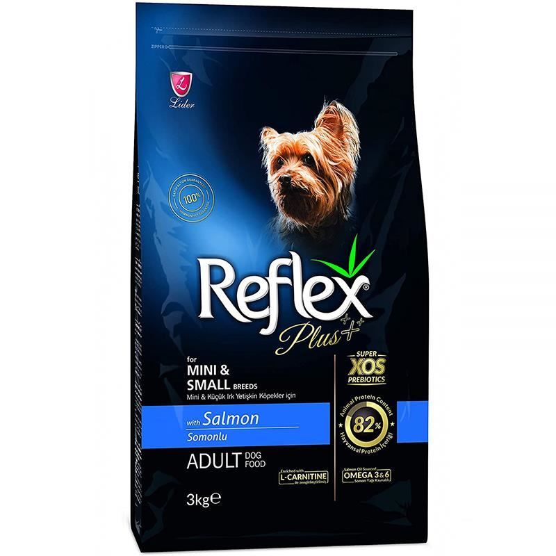 Reflex Plus Mini ve Küçük Irk Somonlu Yetişkin Köpek Maması 3kg