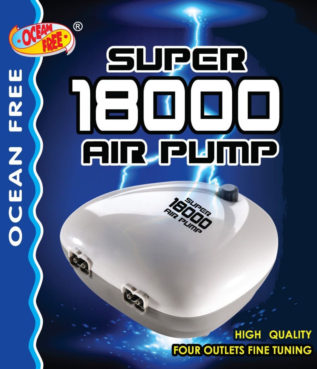 Ocean Free Super Precision 18000 4 Çıkışlı  Hava Motoru