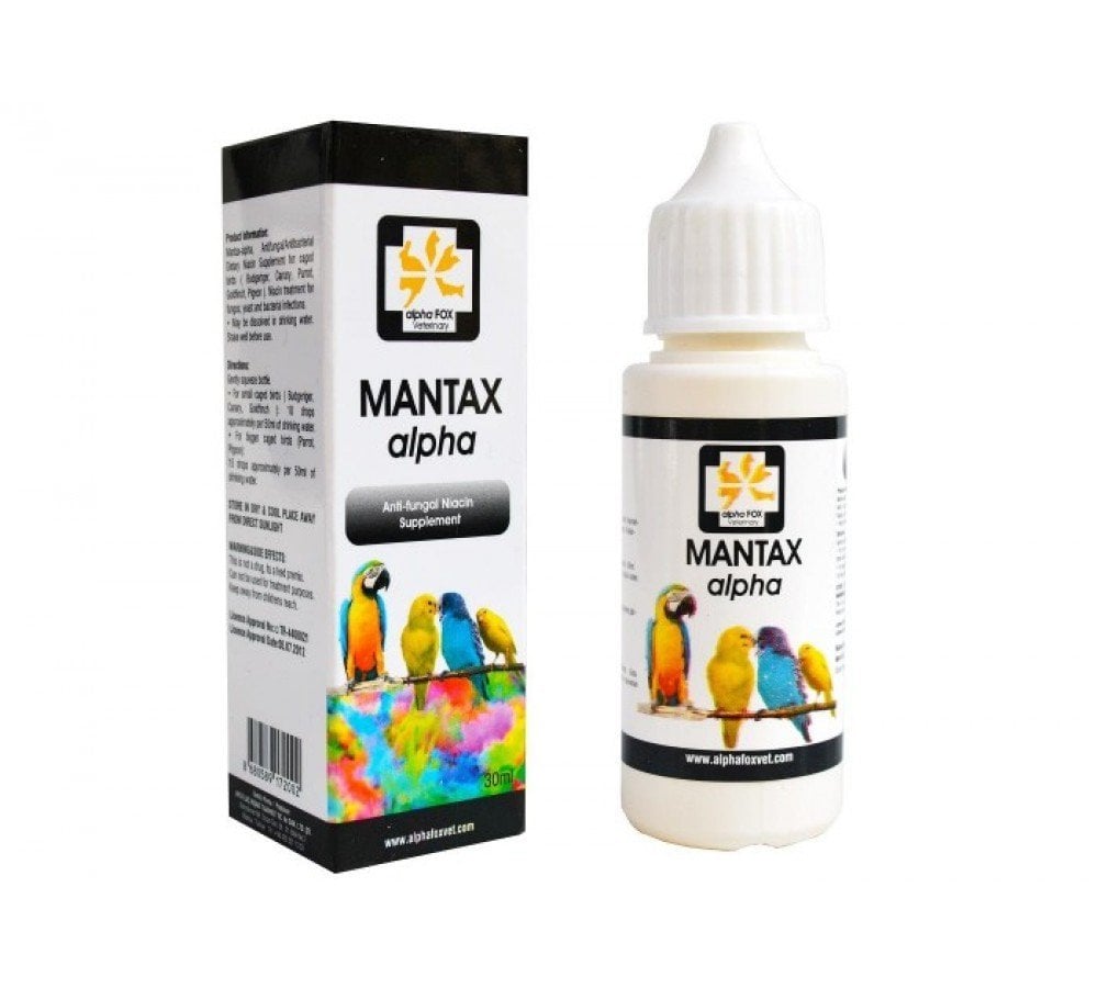 ALPHA FOX MANTAX KUŞ MANTAR İLACI 30ml