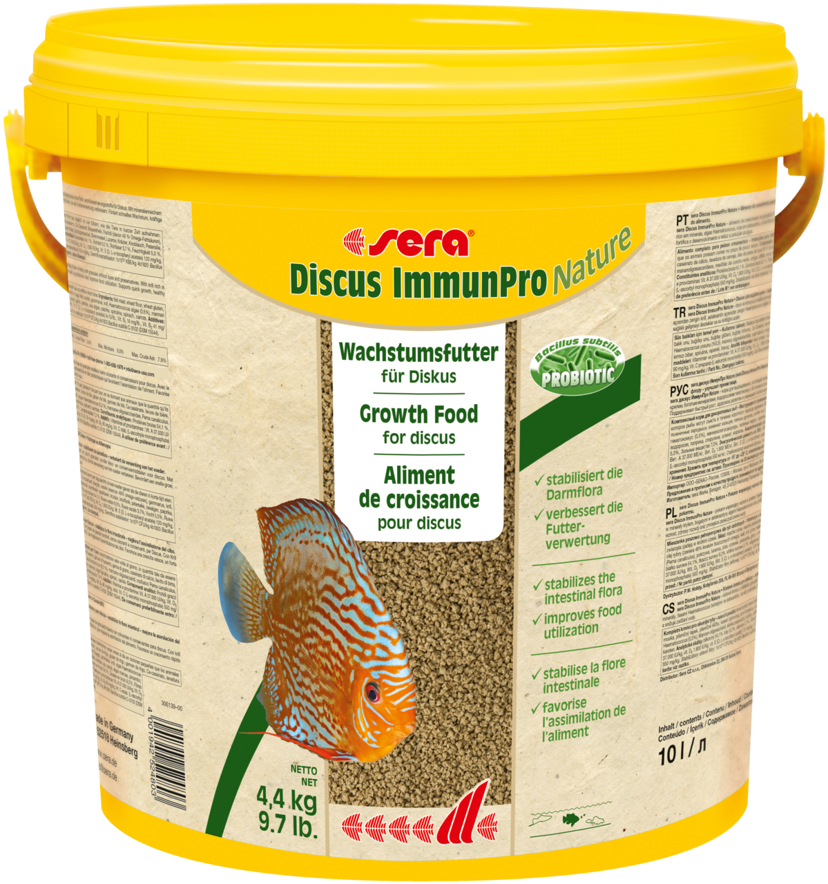 Sera Discus Immun Pro Nature 100gr Açık