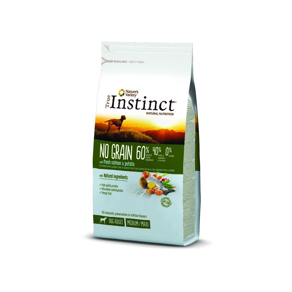 True Instinct Somonlu Orta Ve Büyük Irk Tahılsız Yetişkin Köpek Maması 2Kg
