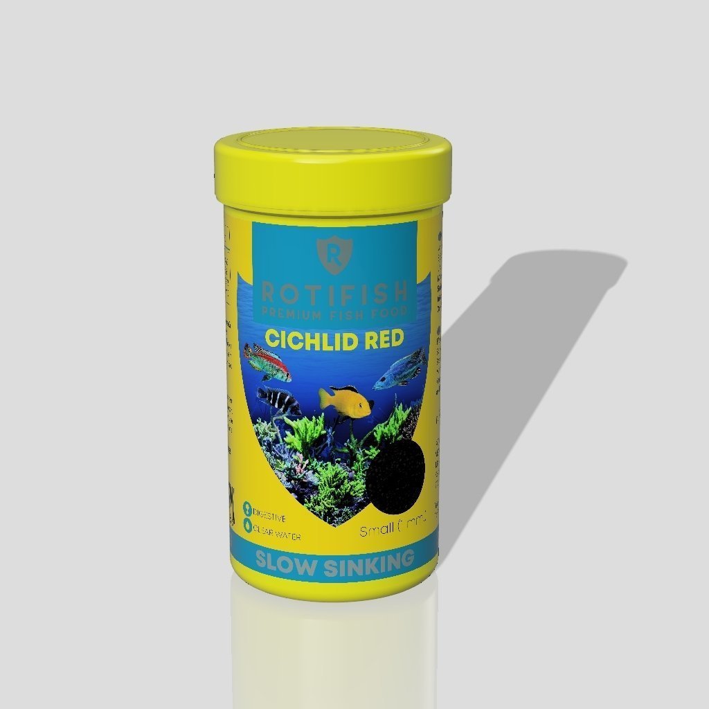 Rotifish Cichlid Red Granule Small 1mm 1000ml 350gr