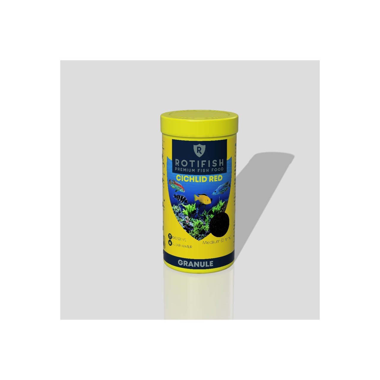 Rotifish Cichlid Red Granule Medium 2mm 100ml 33gr