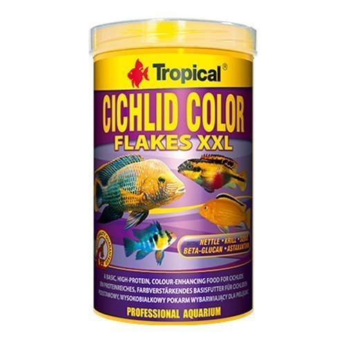 Tropical Cichlid Color  Flakes 250ml 50gr.