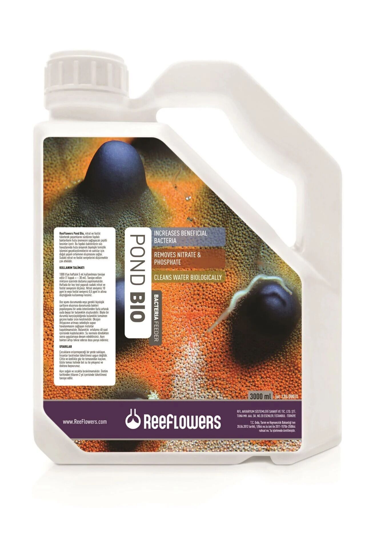 ReeFlowers Pond Bio Bacteria Feeder 3000ml