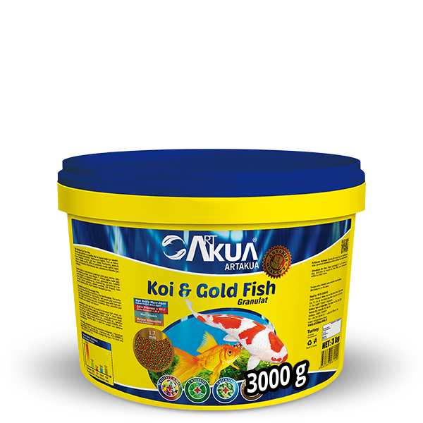 ArtAkua Koi ve Goldfish Granulat 3000gr.