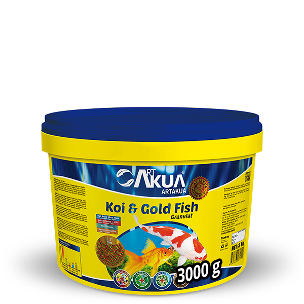 ArtAkua Koi ve Goldfish Granulat 3000gr.