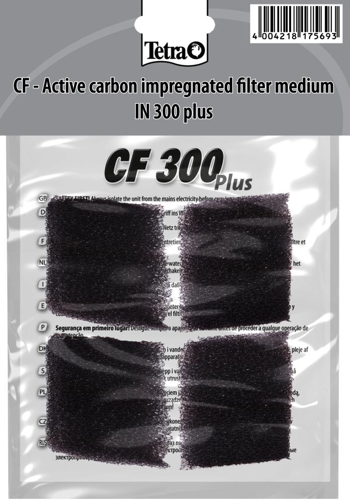 Tetra CF 300 Plus Aktif Karbolu Sünger